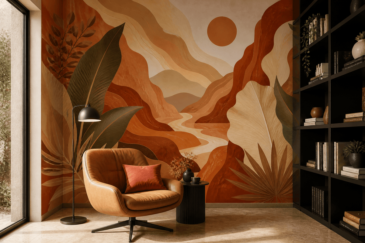 Terracotta Design Wallpaper Mural product view