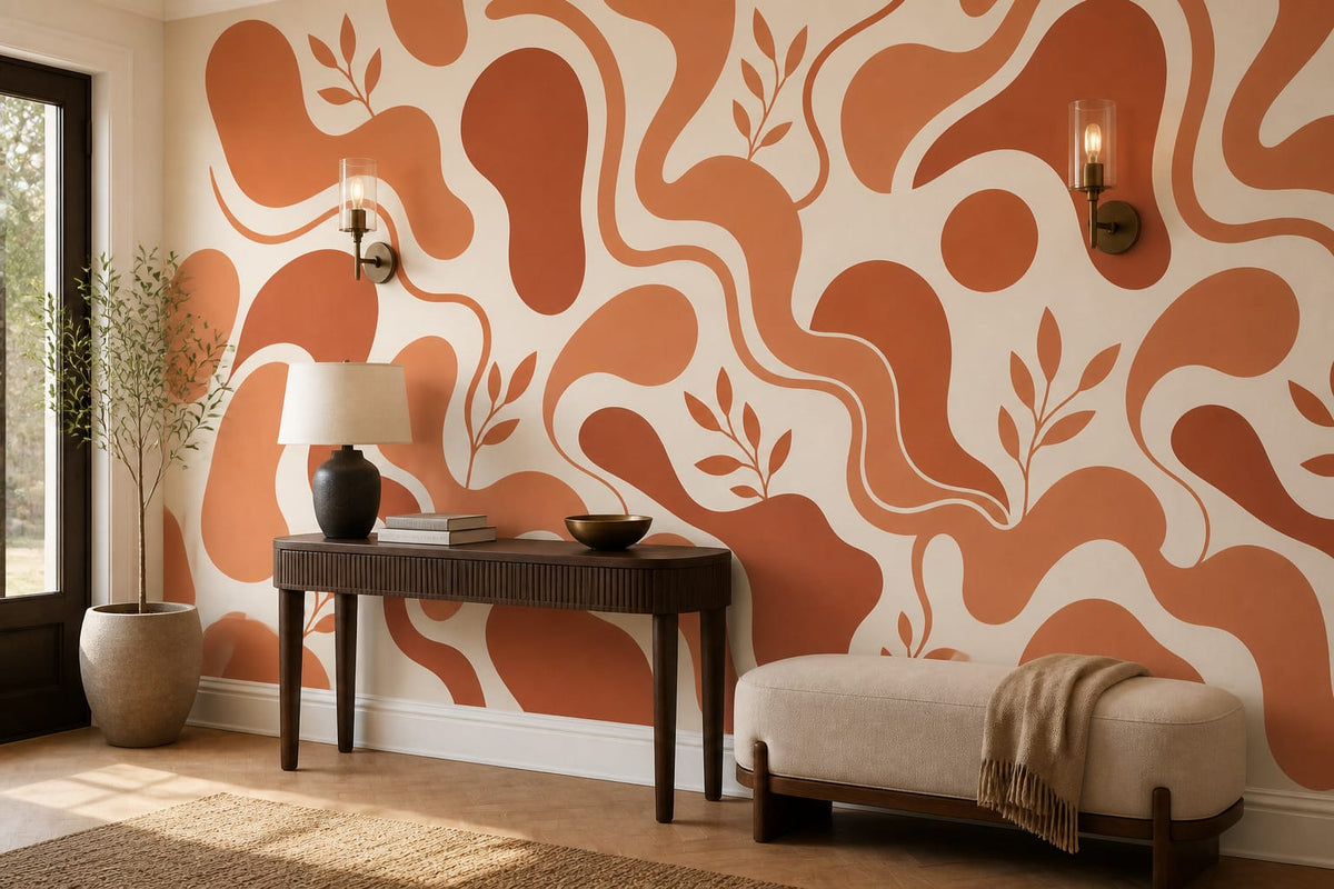 Terracotta Clay Wallpaper Mural product view