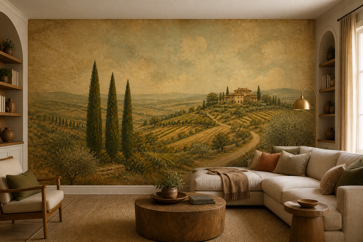 Terracotta Design Wallpaper Mural product view