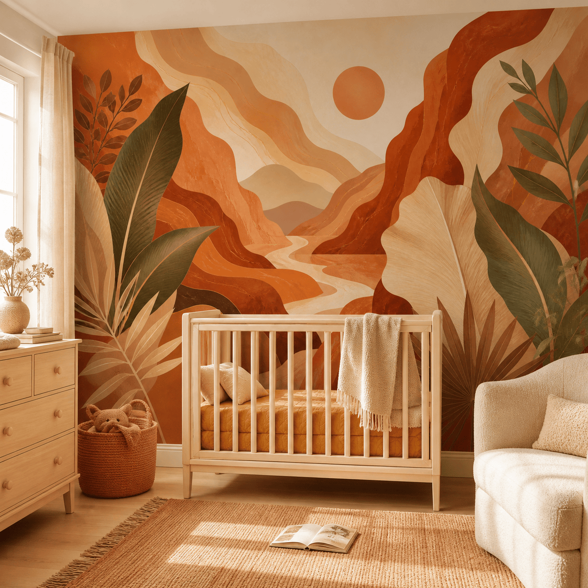 Terracotta Design Wallpaper Mural product view