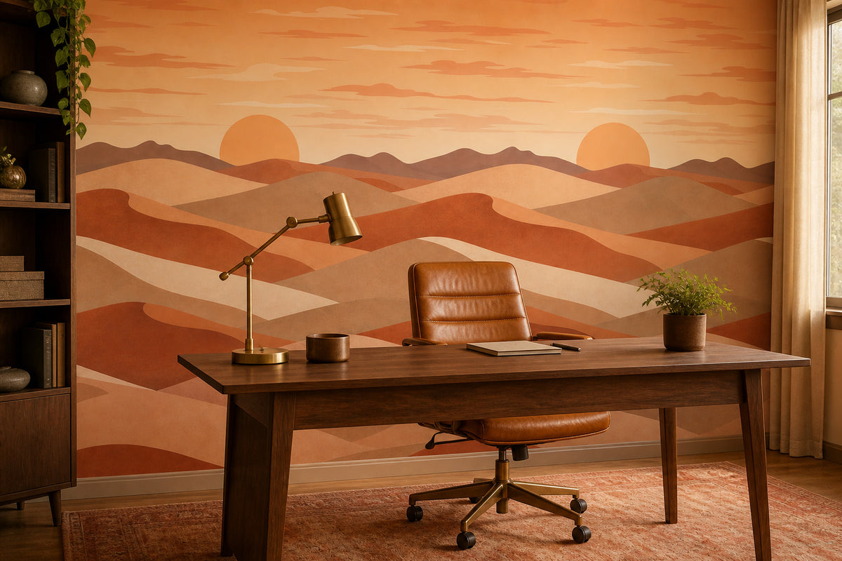 Terracotta Design Wallpaper Mural product view