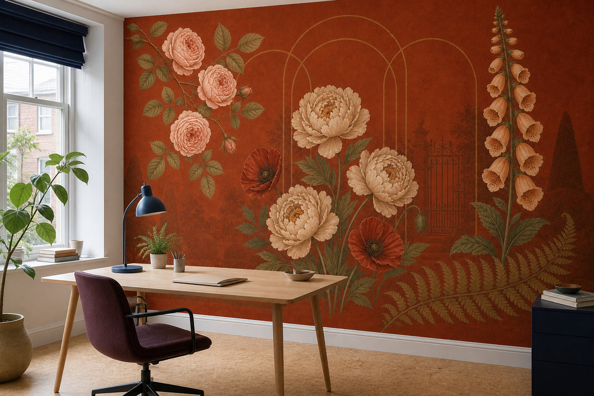 Terracotta Design Wallpaper Mural product view