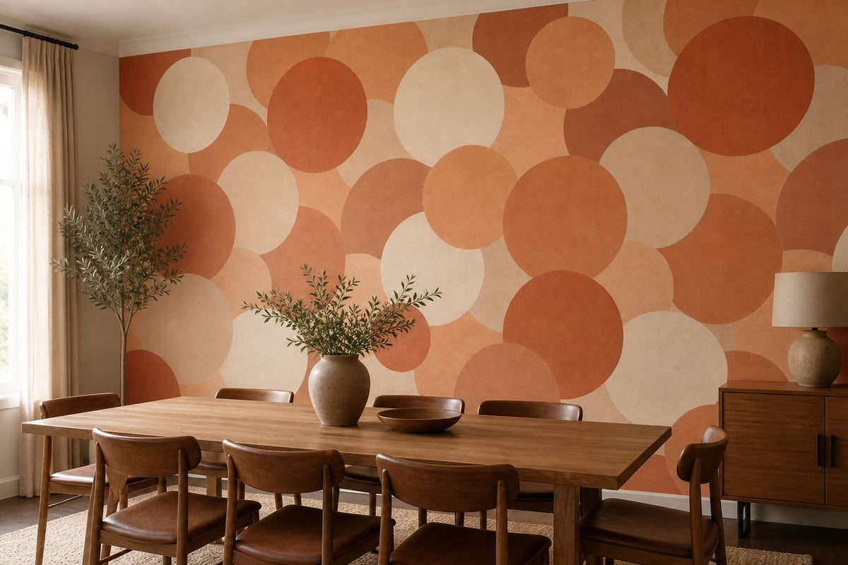 Terracotta Design Wallpaper Mural product view