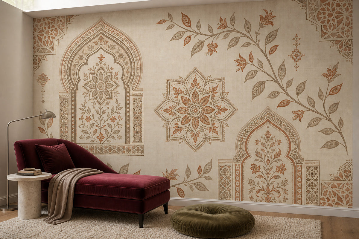Terracotta Design Wallpaper Mural product view