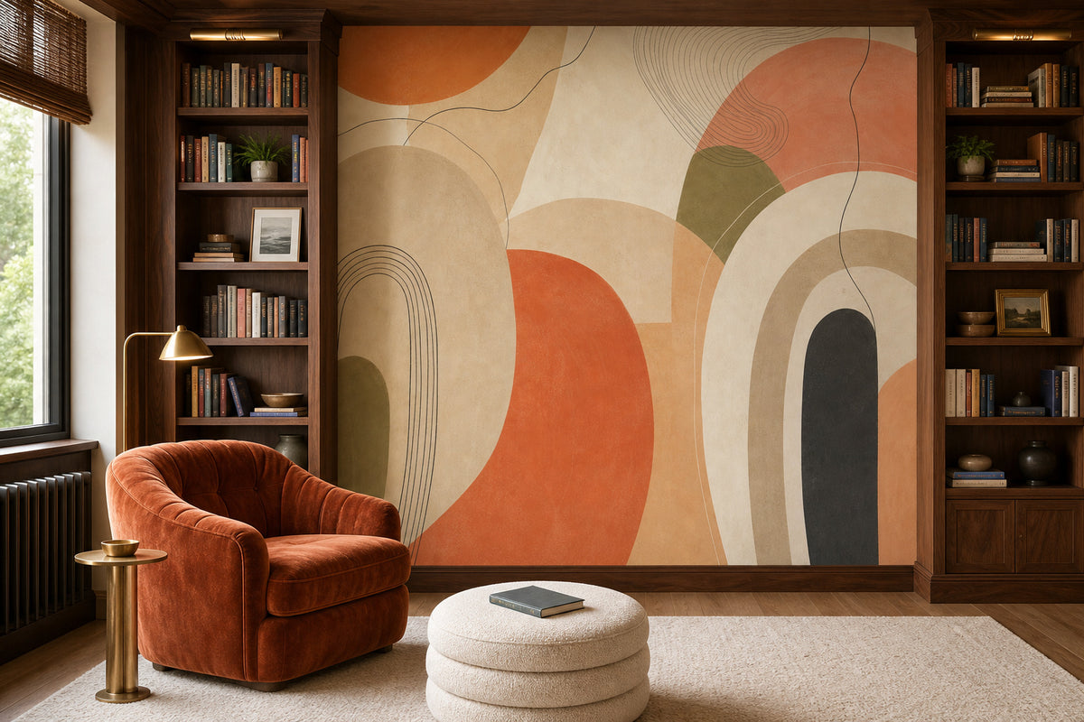 Terracotta Design Wallpaper Mural product view