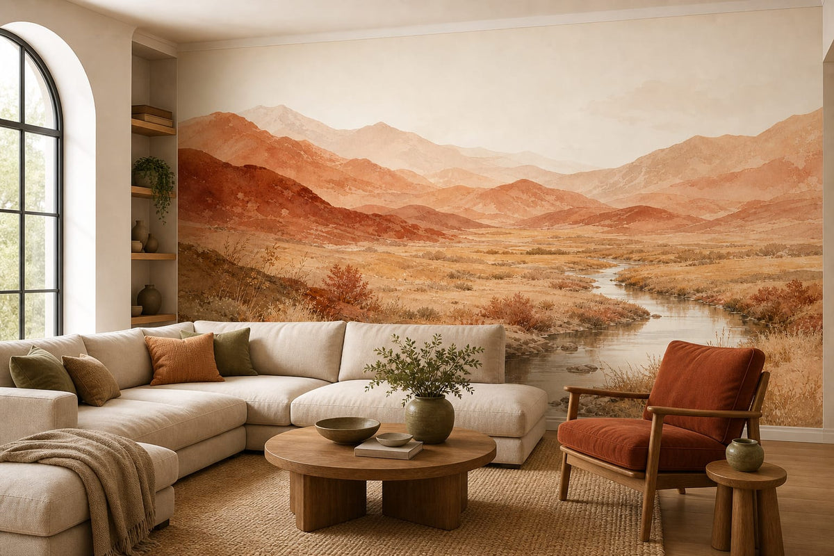 Terracotta Design Wallpaper Mural product view