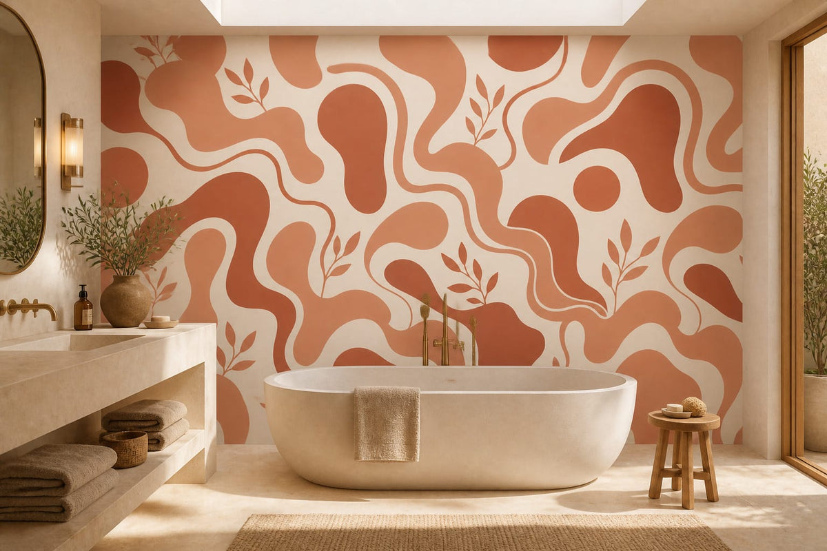 Terracotta Clay Wallpaper Mural product view