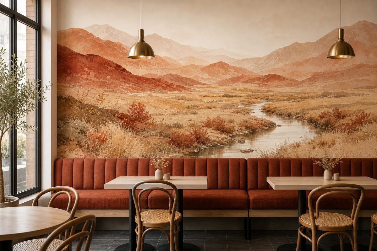 Terracotta Design Wallpaper Mural product view