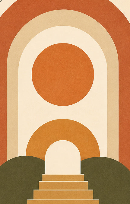 Terracotta Design Wallpaper Mural product view
