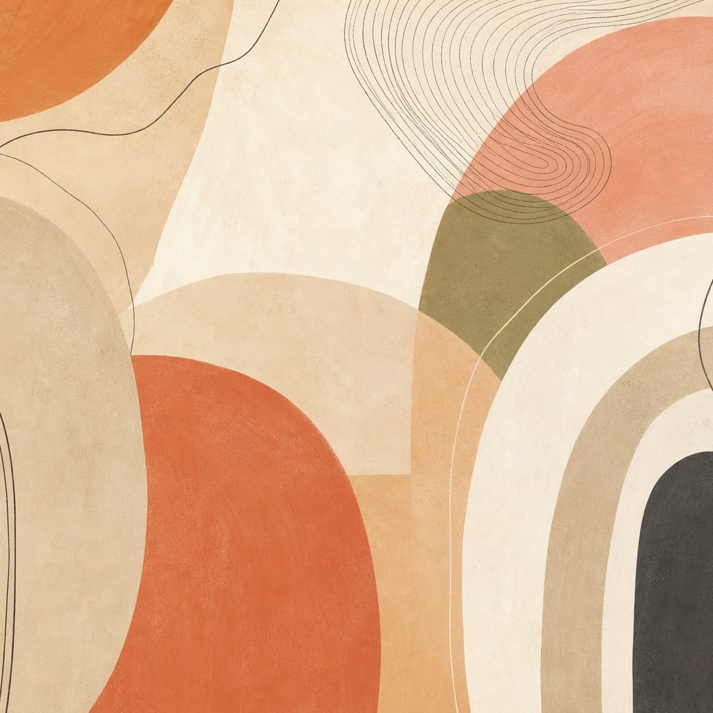 Terracotta Design Wallpaper Mural product view