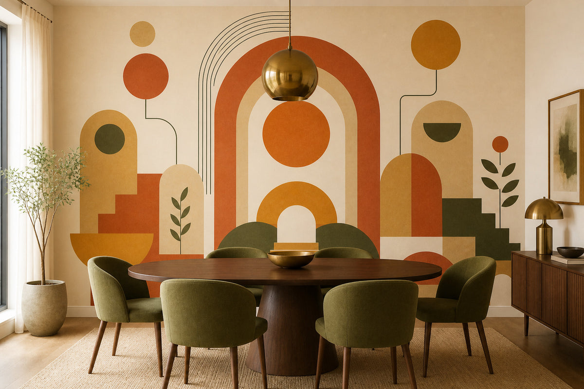 Terracotta Design Wallpaper Mural product view