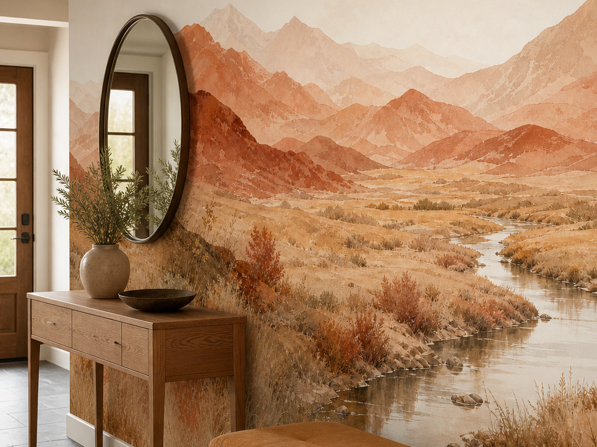 Terracotta Design Wallpaper Mural product view
