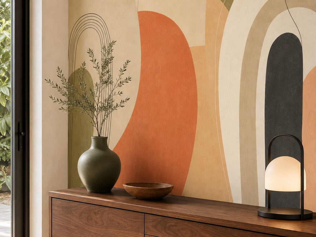 Terracotta Design Wallpaper Mural product view