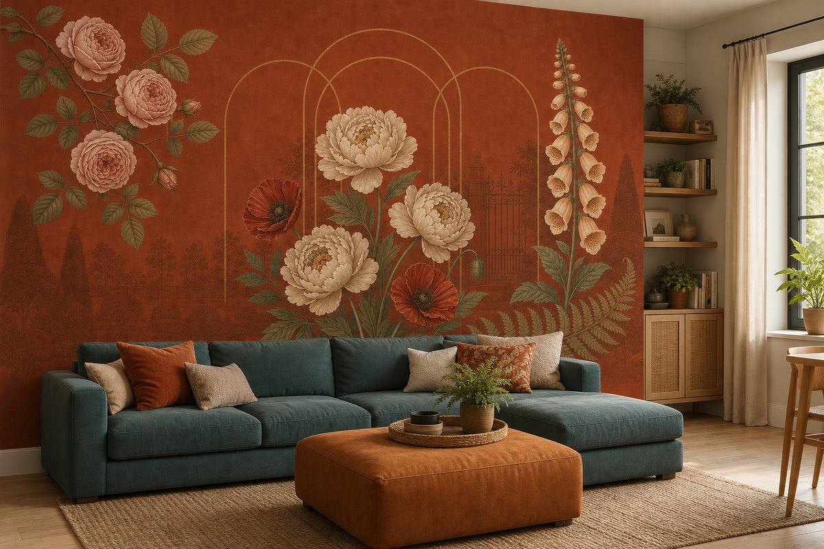 Terracotta Design Wallpaper Mural product view