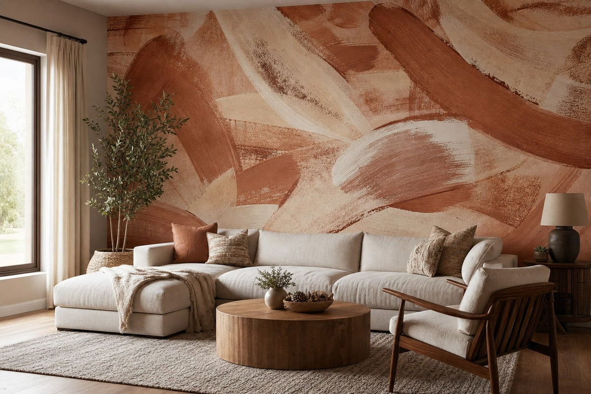 Terracotta Design Wallpaper Mural product view