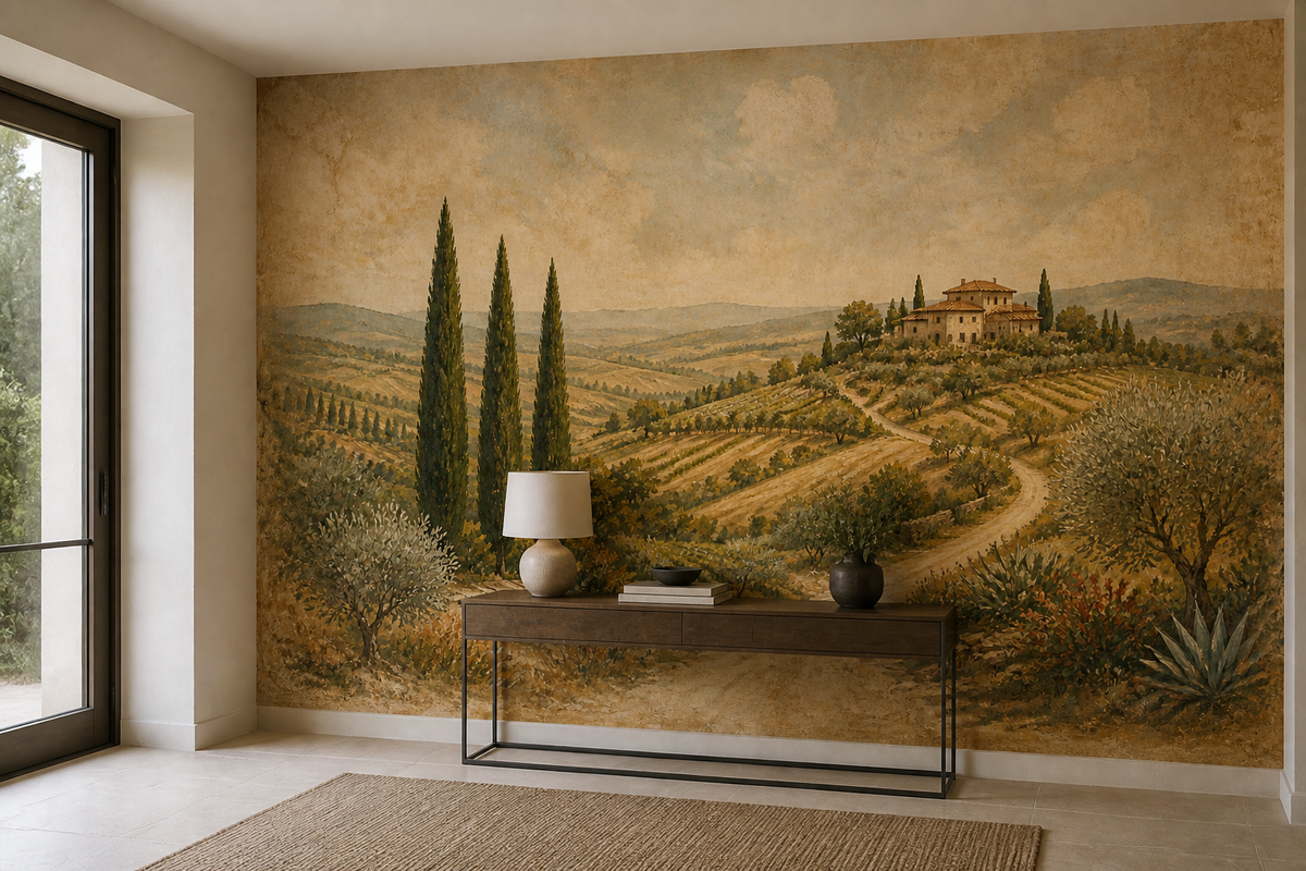Terracotta Design Wallpaper Mural product view