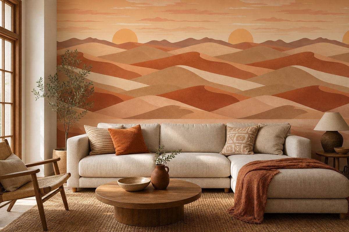 Terracotta Design Wallpaper Mural product view