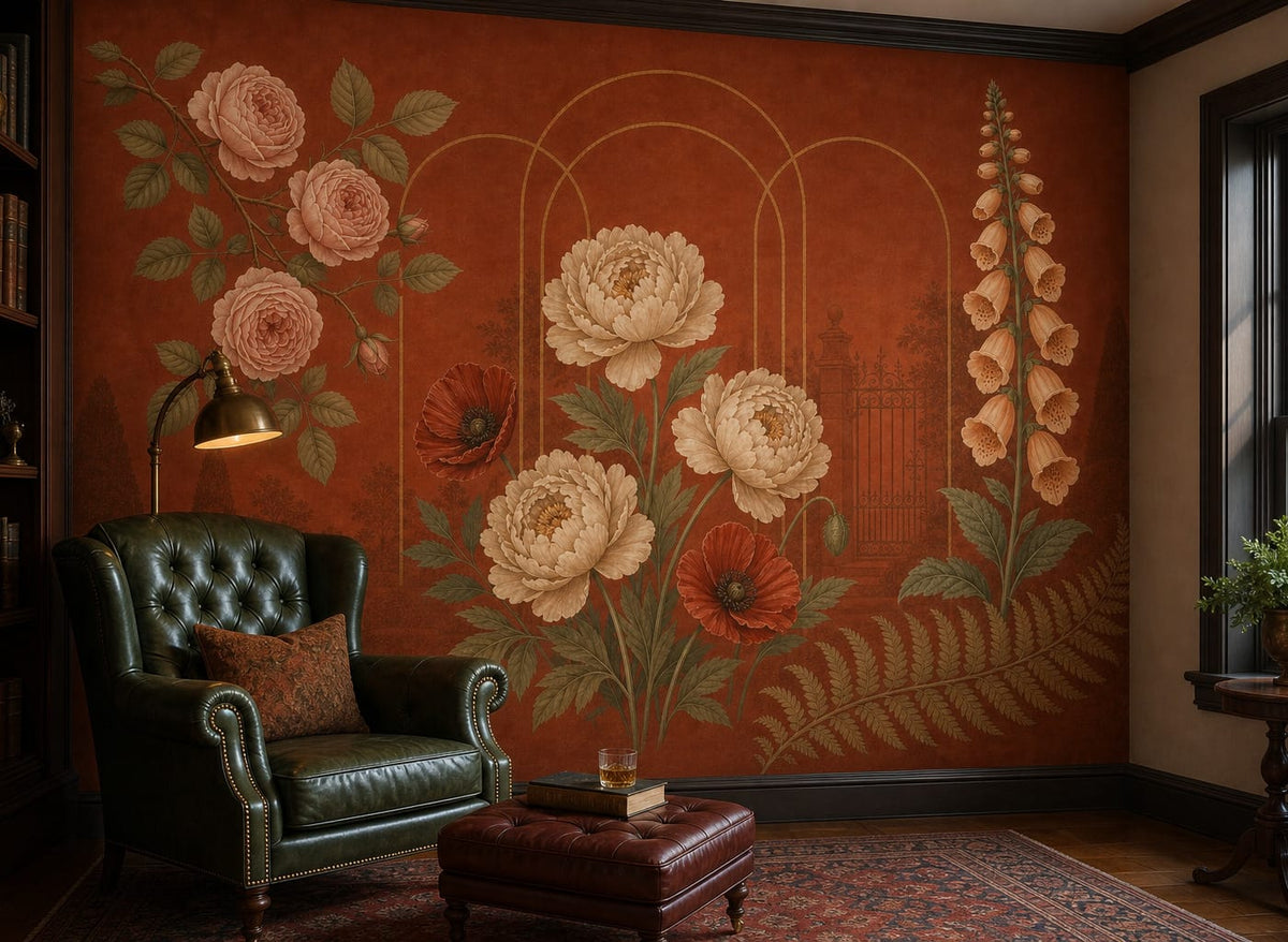 Terracotta Design Wallpaper Mural product view