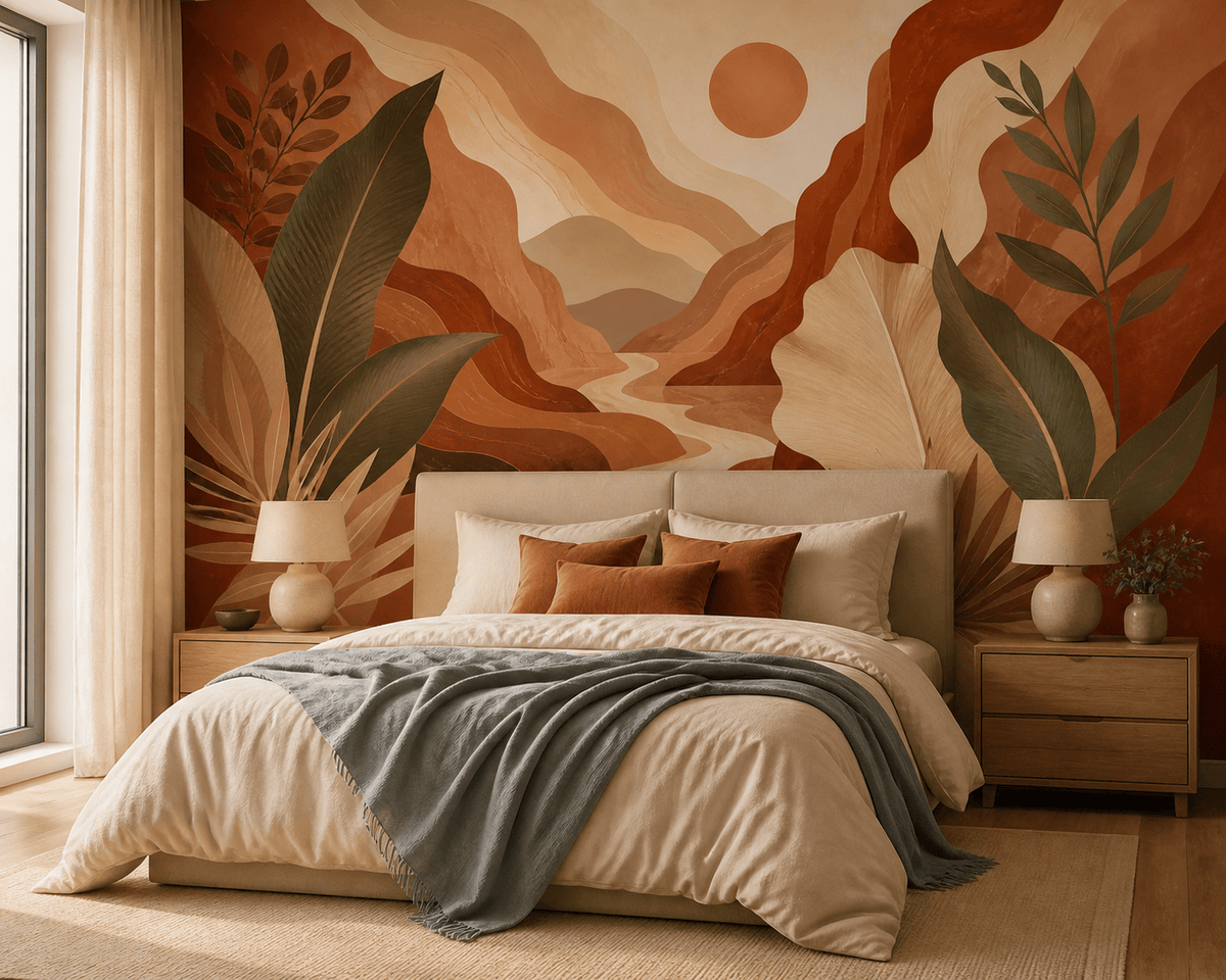 Terracotta Design Wallpaper Mural product view
