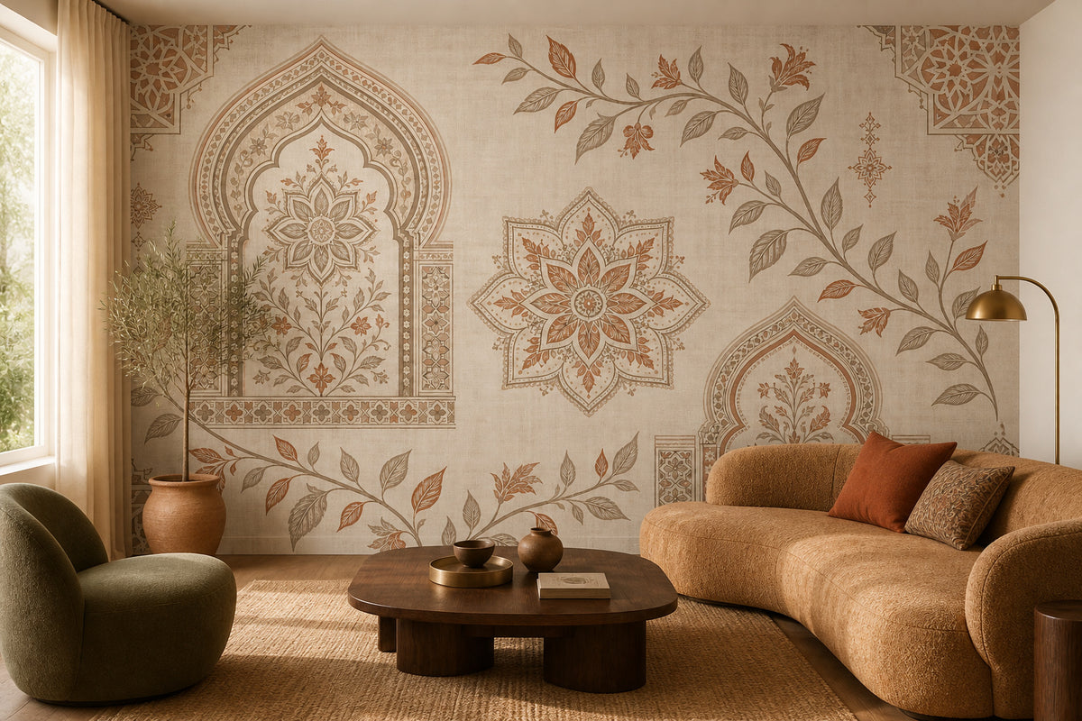 Terracotta Design Wallpaper Mural product view