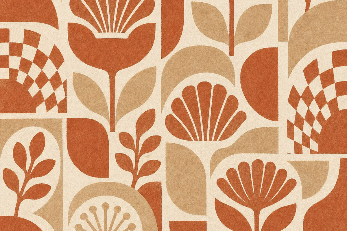 Terracotta Design Wallpaper Mural product view