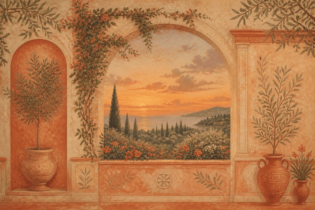 Terracotta Design Wallpaper Mural product view