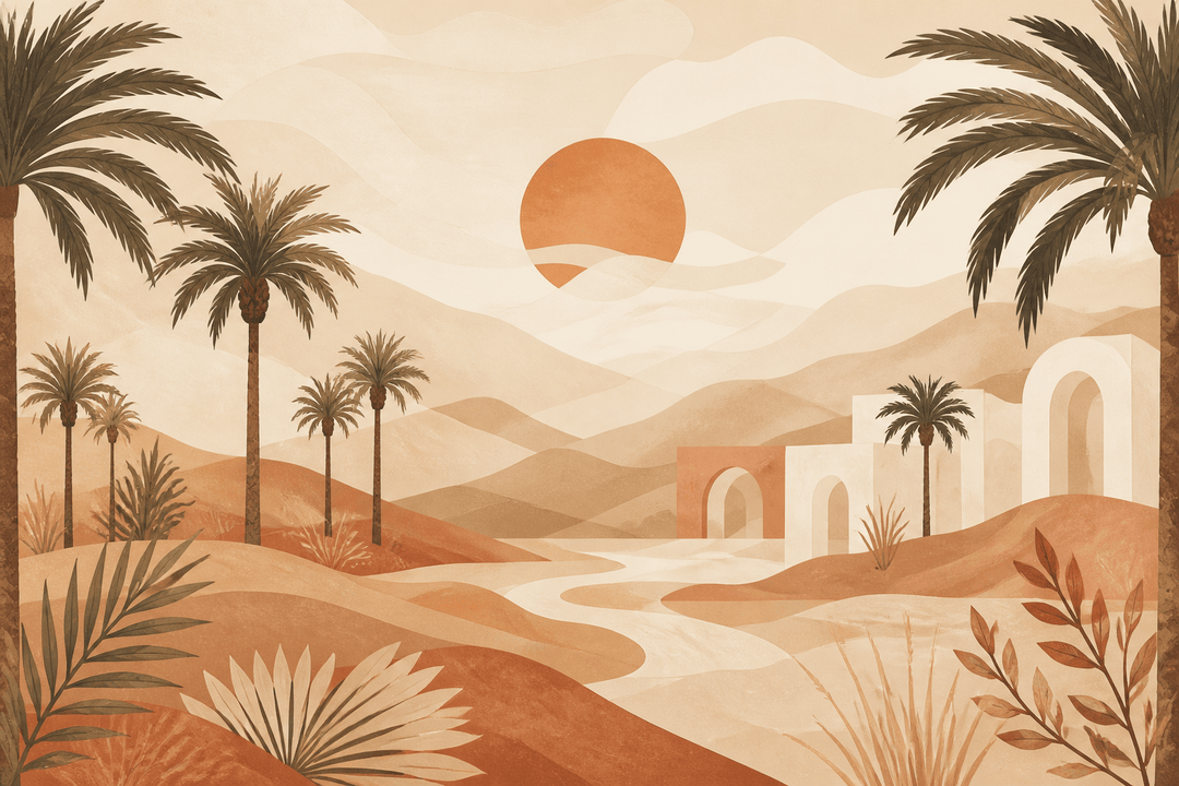 Terracotta Design Wallpaper Mural product view