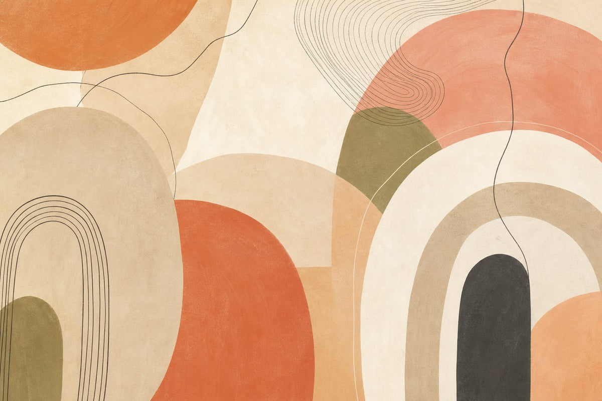 Terracotta Design Wallpaper Mural product view