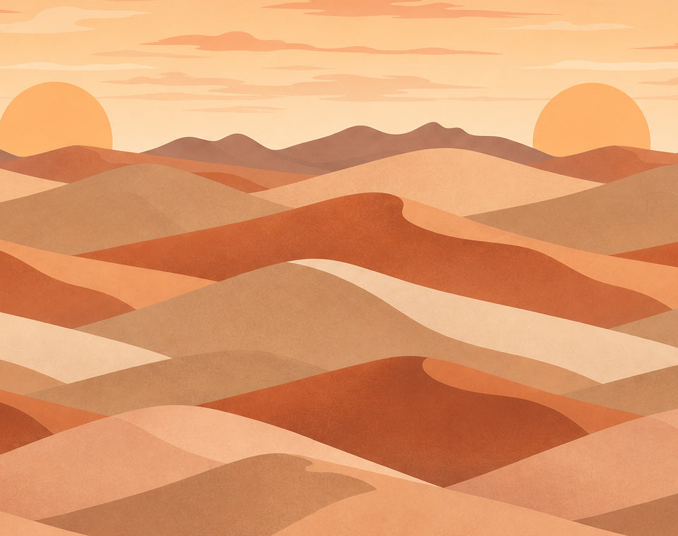 Terracotta Design Wallpaper Mural product view