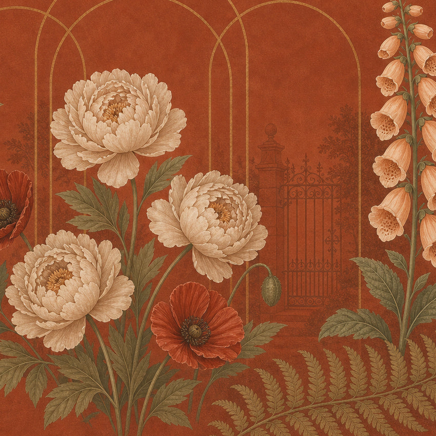 Terracotta Design Wallpaper Mural product view