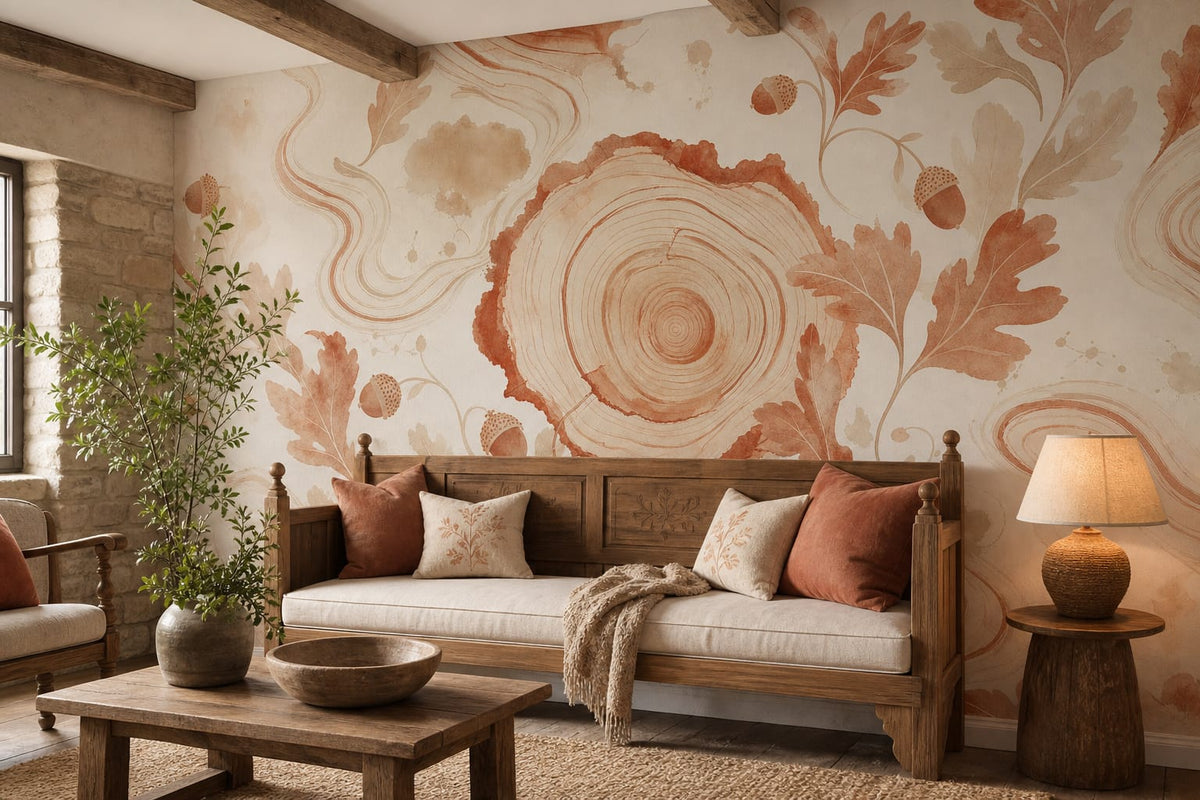 Terracotta Design Wallpaper Mural product view