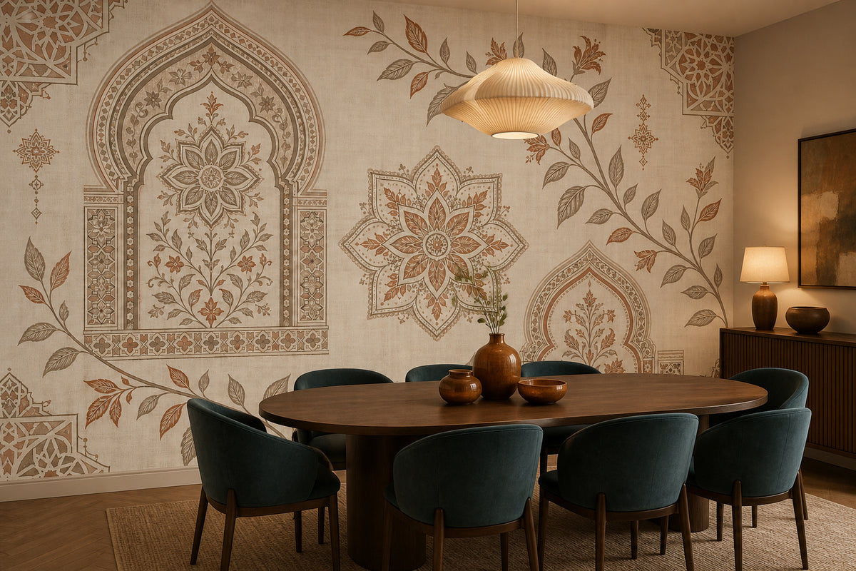 Terracotta Design Wallpaper Mural product view