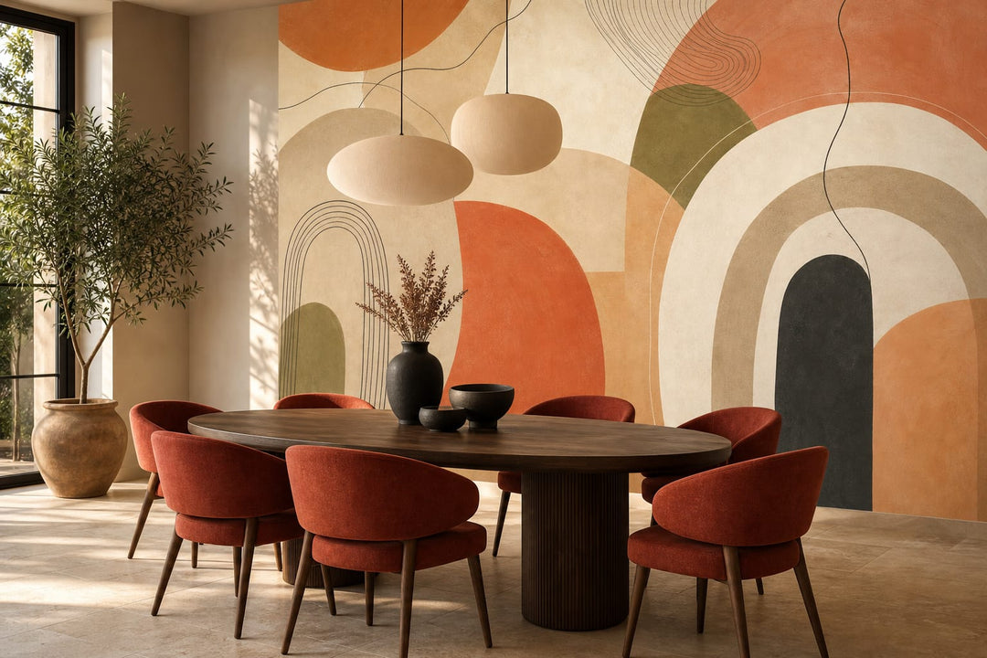 Terracotta Design Wallpaper Mural product view