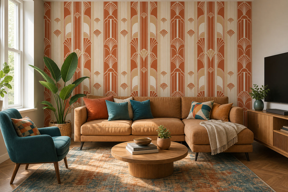 Terracotta Design Wallpaper Mural product view