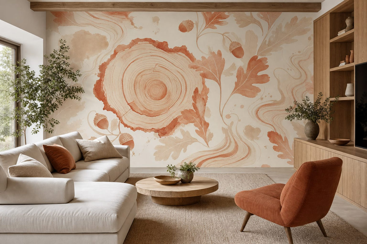 Terracotta Design Wallpaper Mural product view