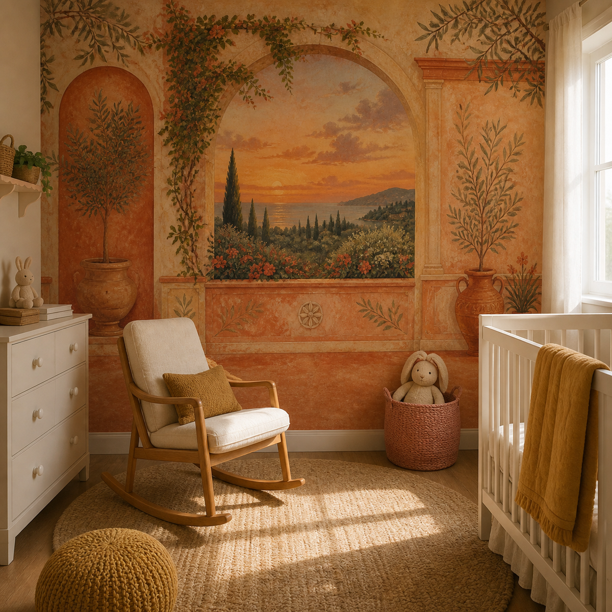 Terracotta Design Wallpaper Mural product view