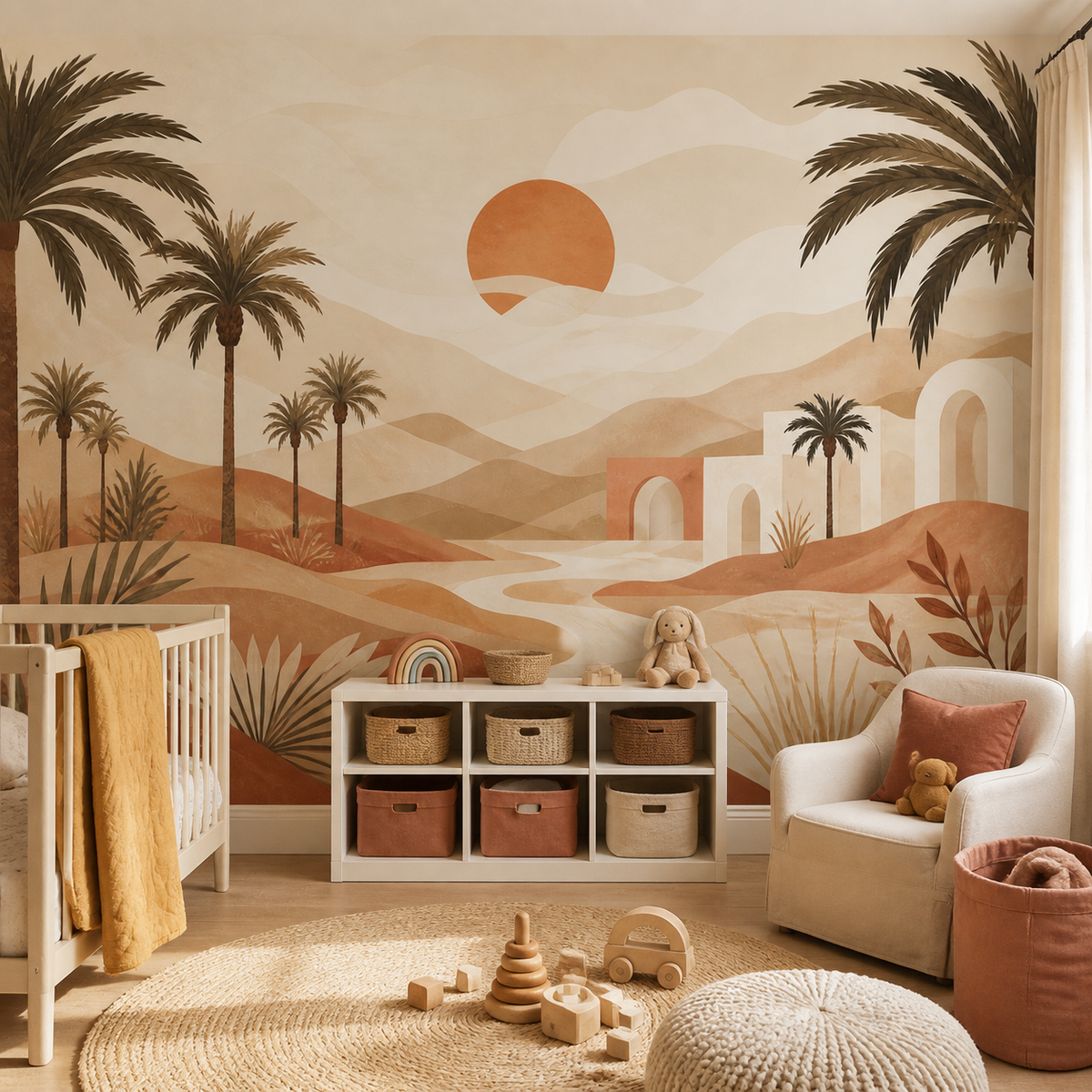 Terracotta Design Wallpaper Mural product view