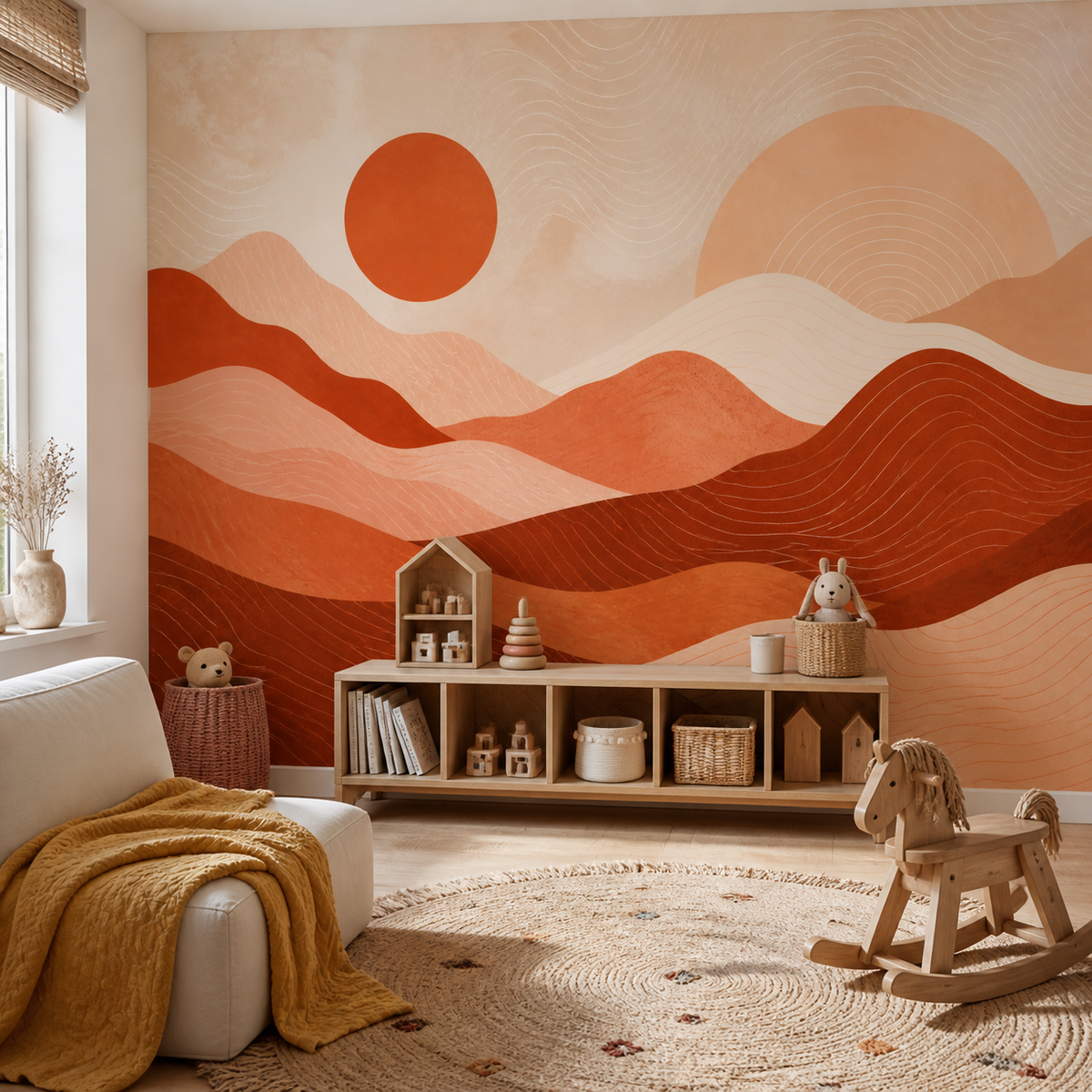 Terracotta Design Wallpaper Mural product view