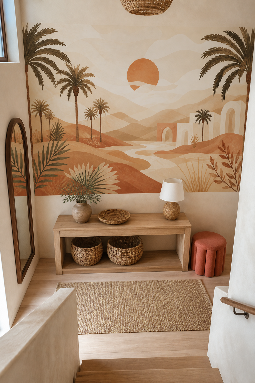 Terracotta Design Wallpaper Mural product view