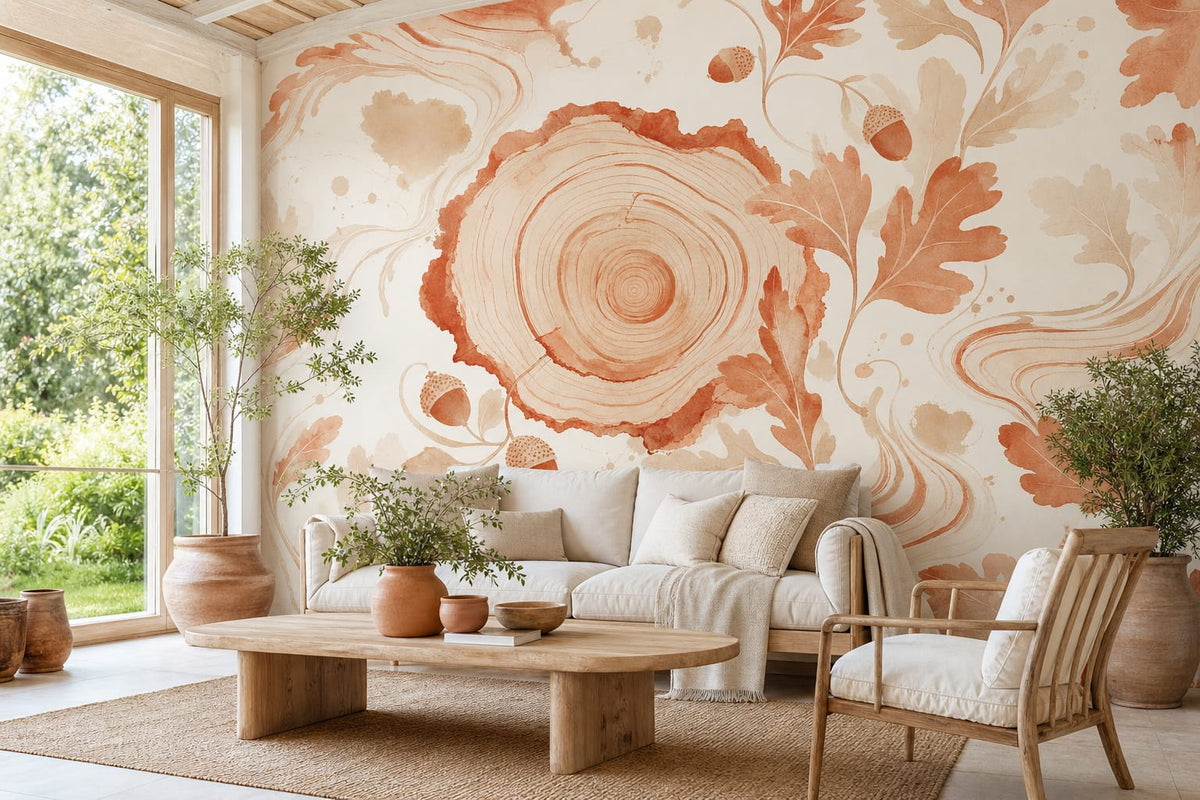 Terracotta Design Wallpaper Mural product view