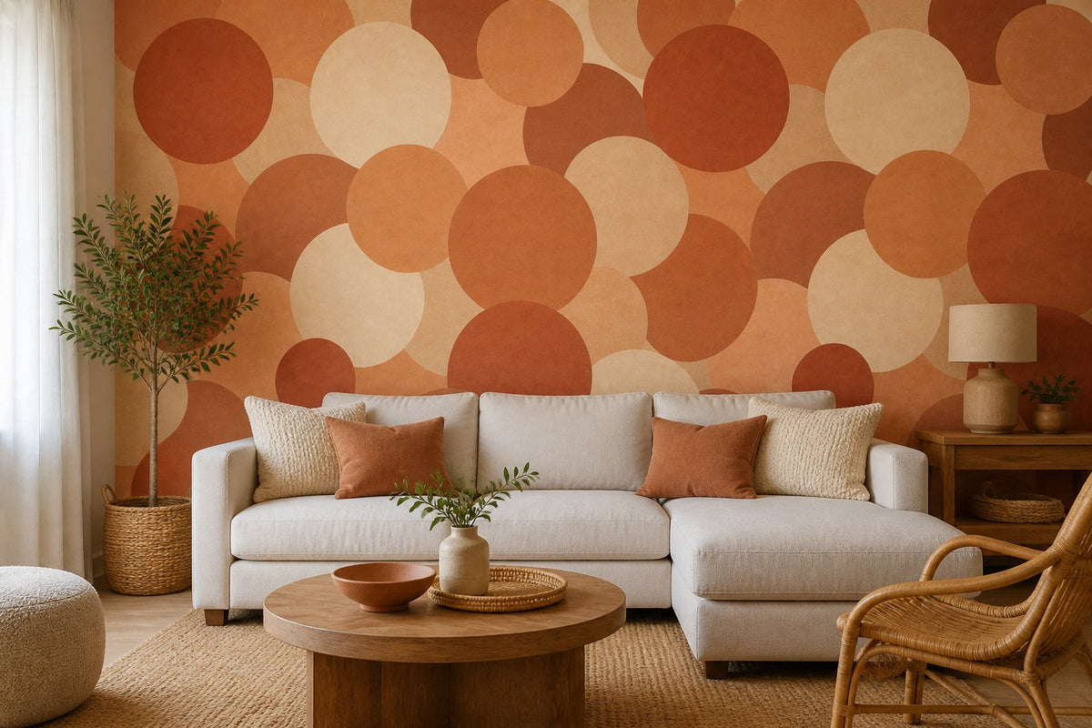 Terracotta Design Wallpaper Mural product view