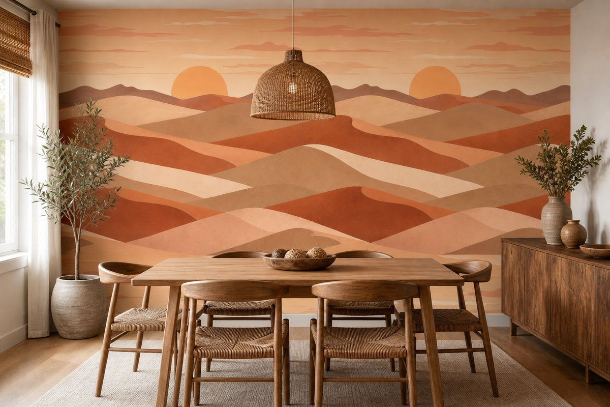 Terracotta Design Wallpaper Mural product view