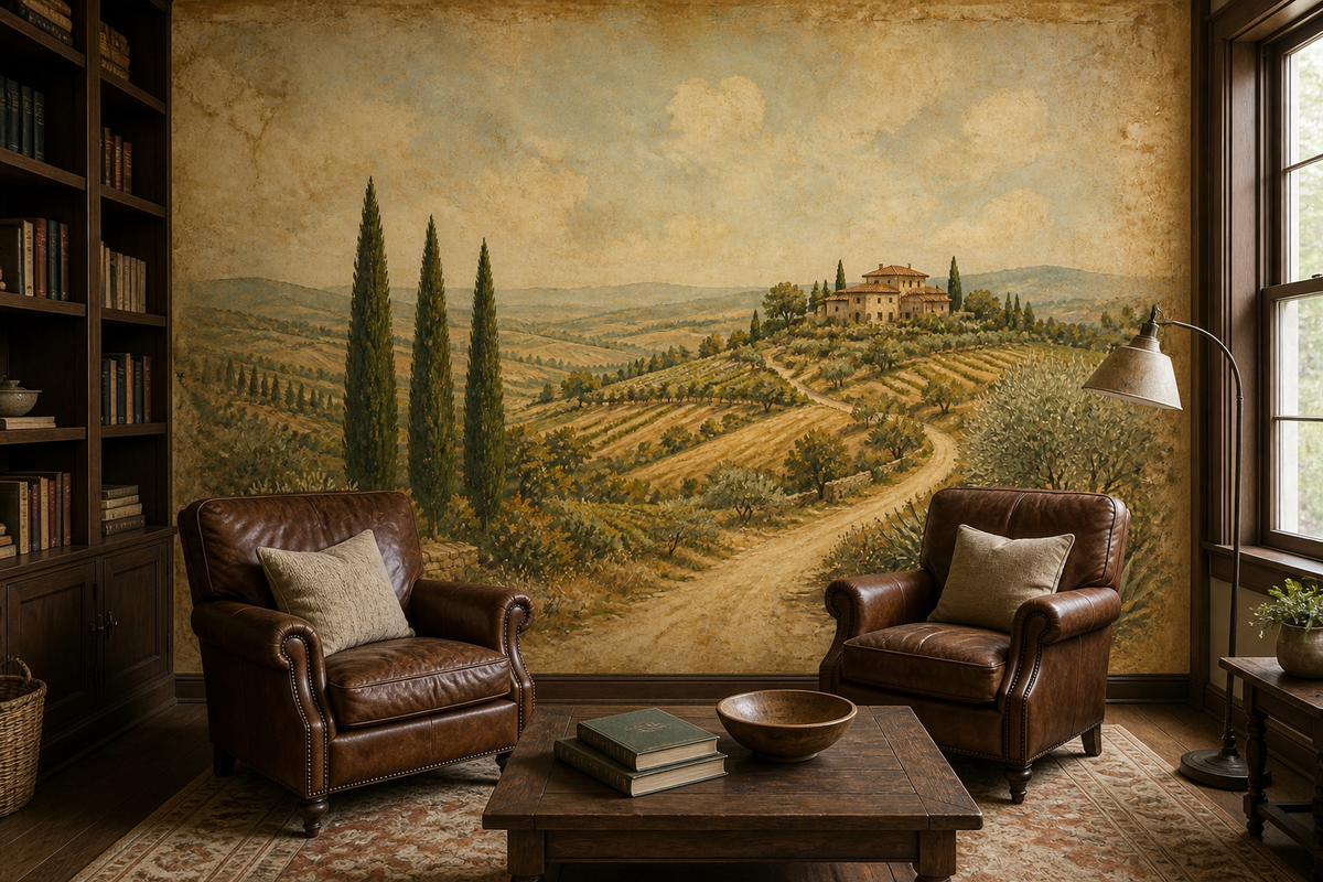 Terracotta Design Wallpaper Mural product view