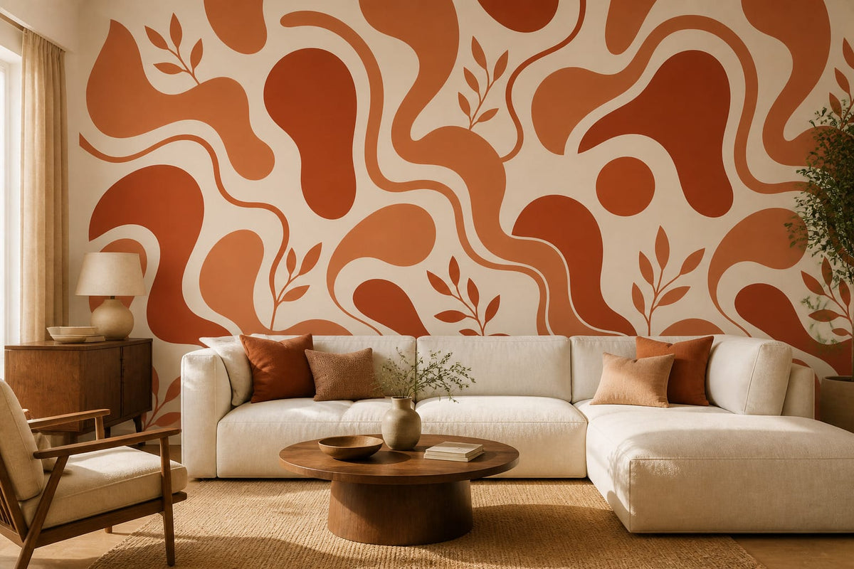 Terracotta Clay Wallpaper Mural product view
