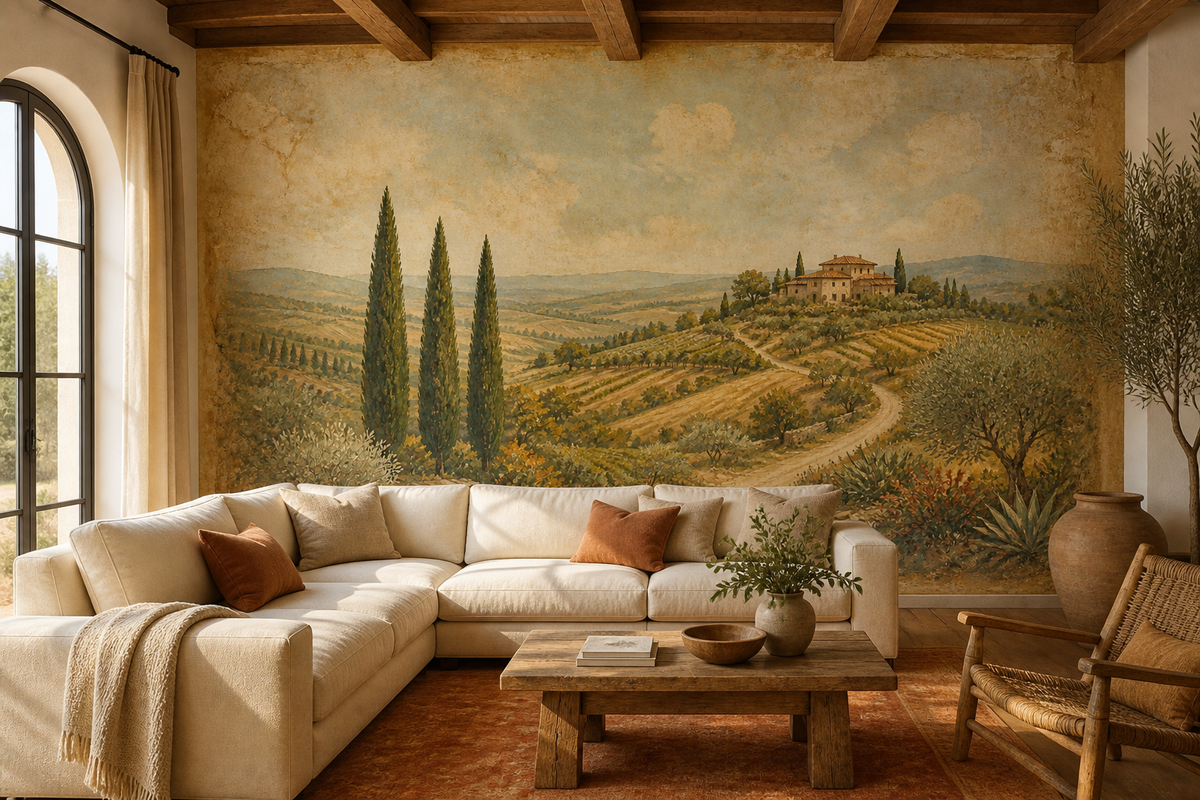 Terracotta Design Wallpaper Mural product view