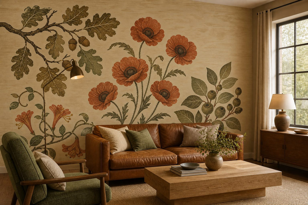 Terracotta Design Wallpaper Mural product view