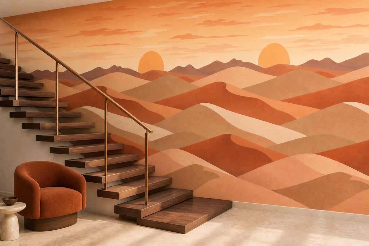 Terracotta Design Wallpaper Mural product view