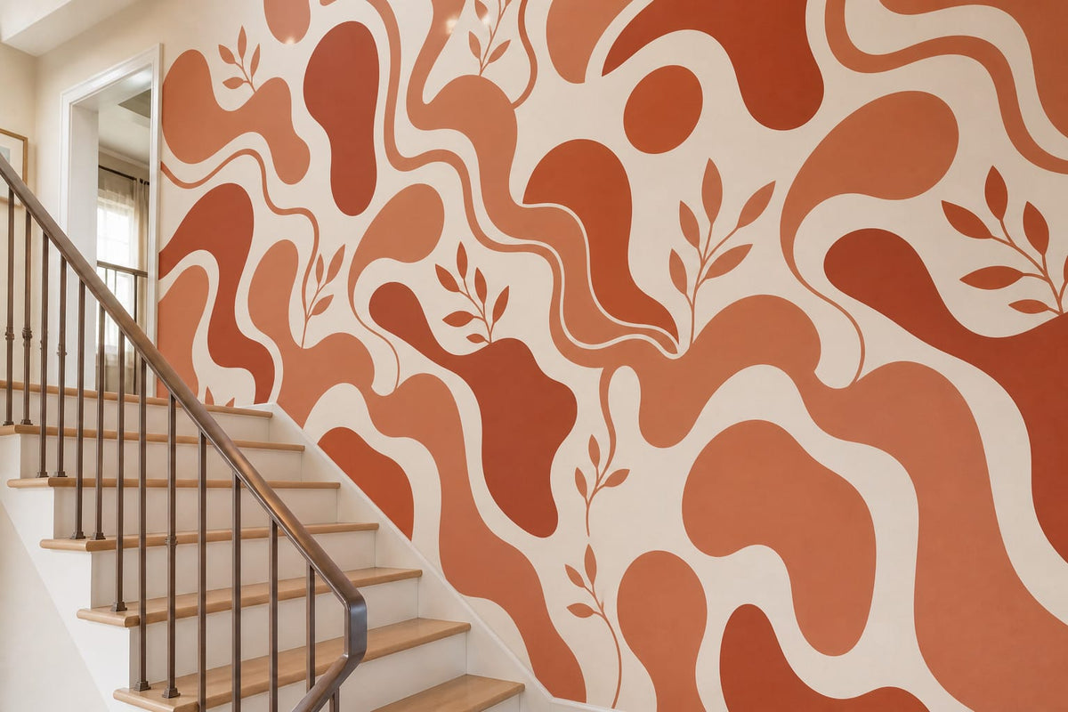 Terracotta Clay Wallpaper Mural product view