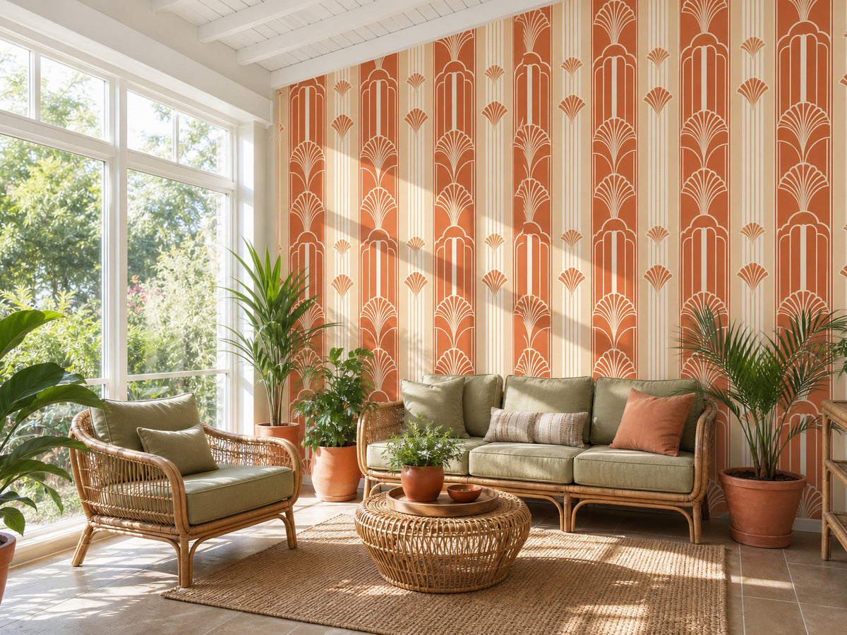 Terracotta Design Wallpaper Mural product view