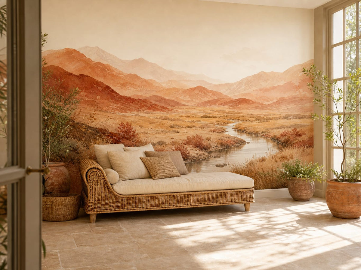 Terracotta Design Wallpaper Mural product view